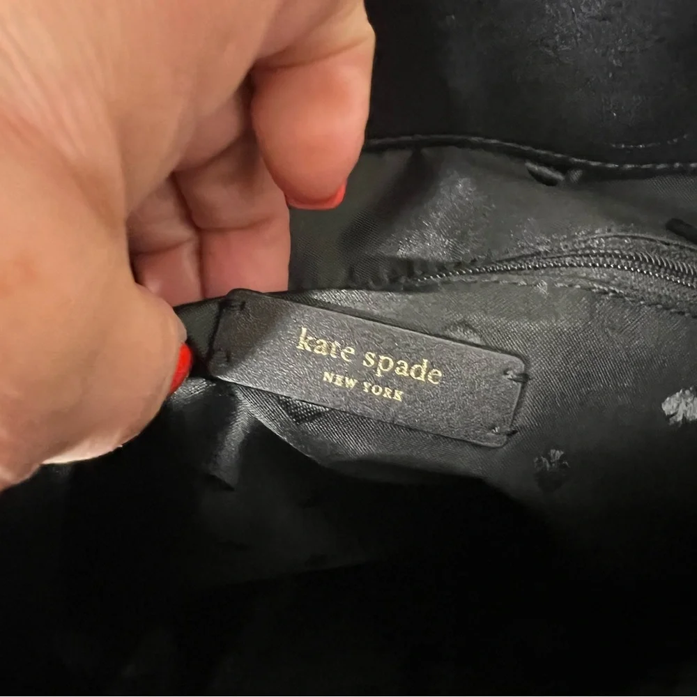 KATE SPADE Briar Lane Quilted Slim North South Tote Women's Leather Handbag - Picture 12 of 16